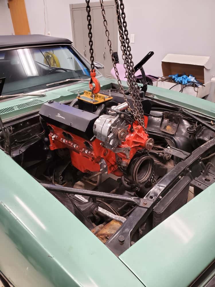 Removal of the original 327